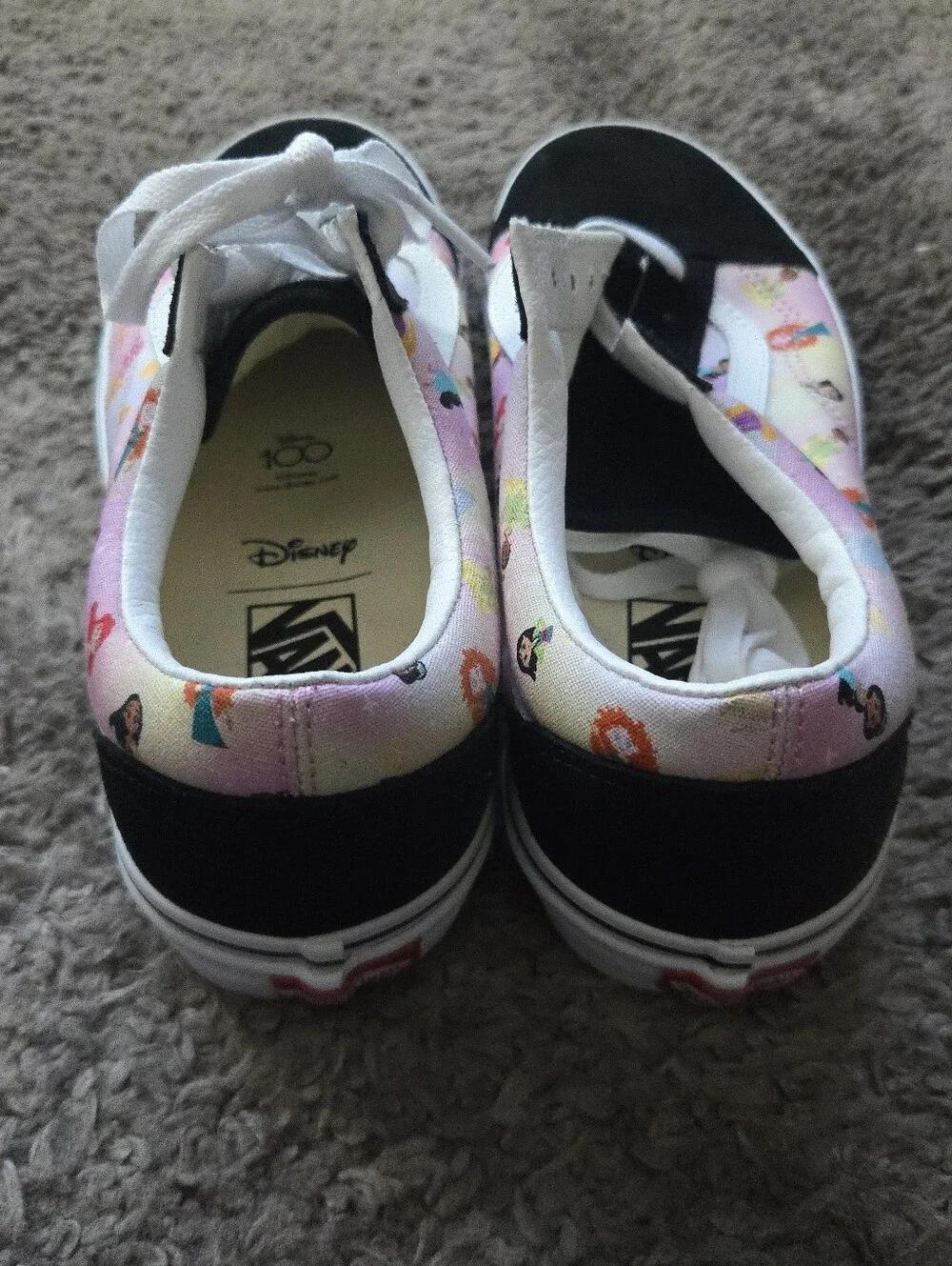 Vans Old Skool Disney Princess Women Size 11 Custome Canvas Print 072026 - Picture 7 of 8